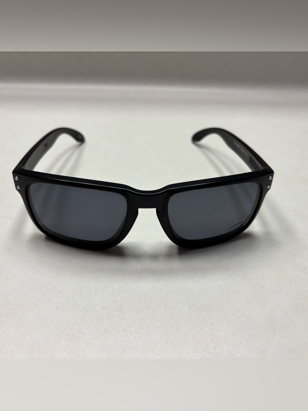 Oakley Black Rectangular Sunglasses For Men